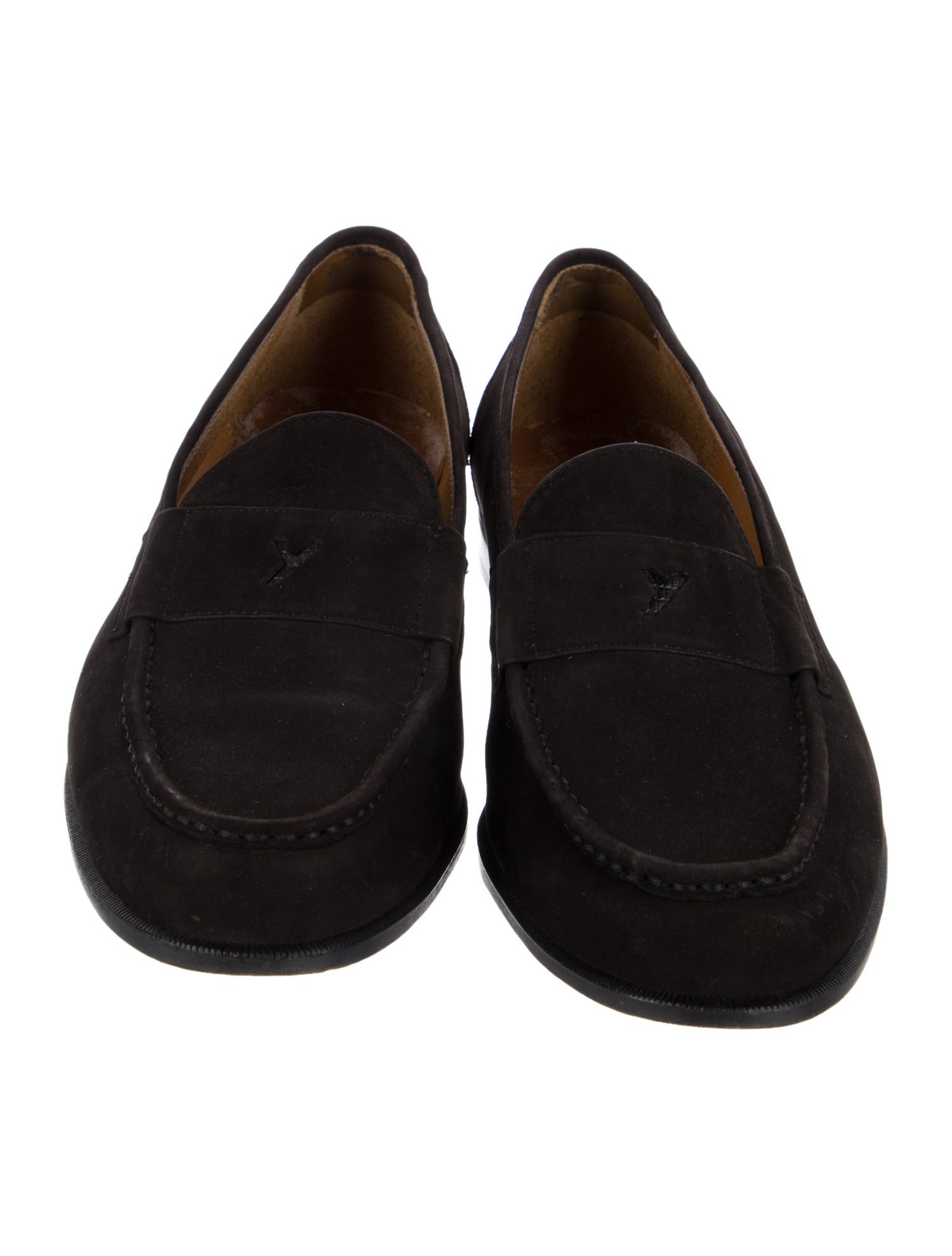 Yves Saint Laurent Suede Dress Loafers